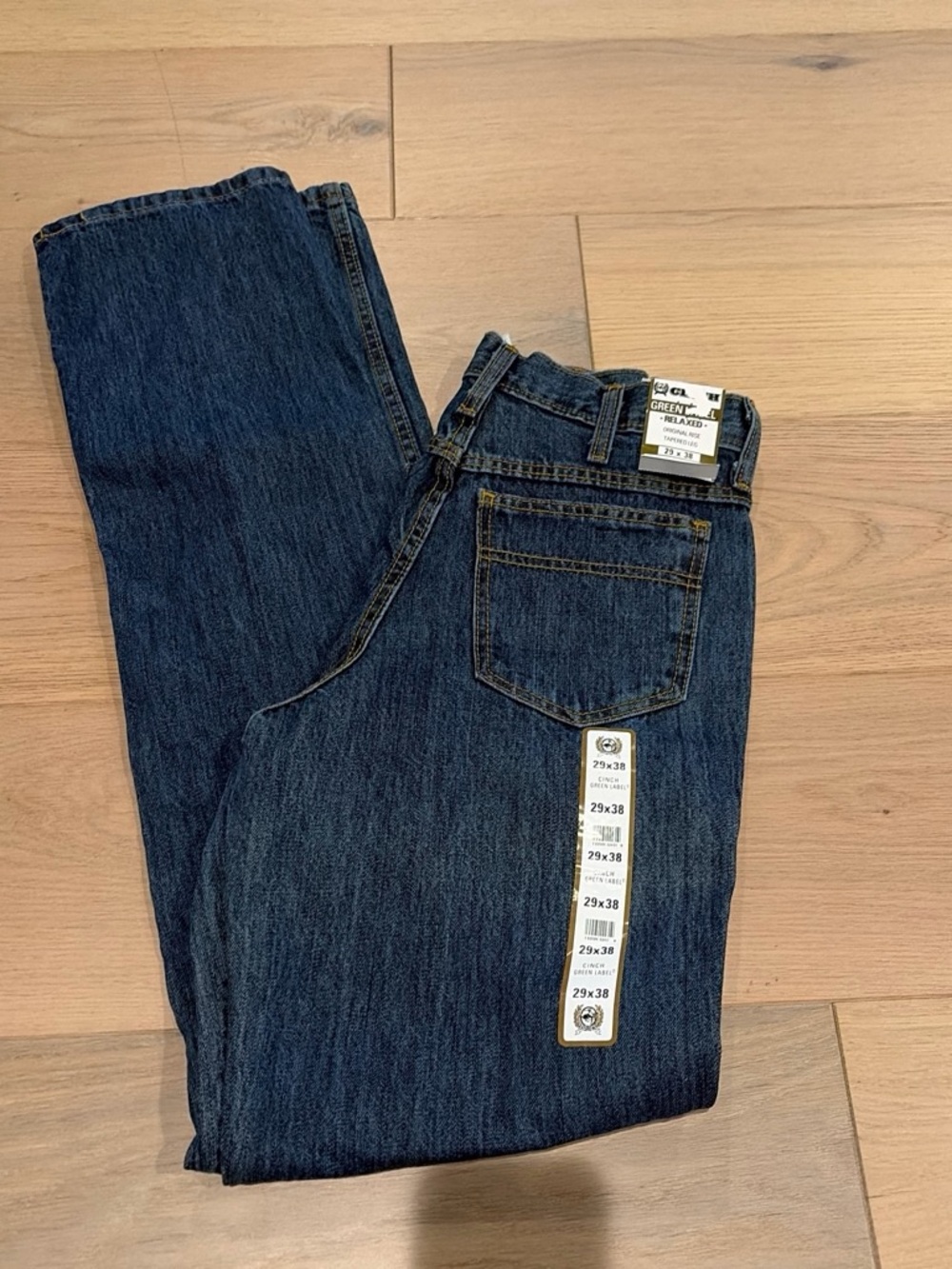 Cinch Men's Dark Blue Straight Jeans